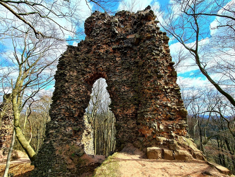 Zřícenina Hradu Bradlec, Czech Republic (Czechia)